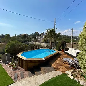 Amazing Close To Sitges, Jacuzzi, Swimming Pool & Exellent Views Сasa de vacaciones